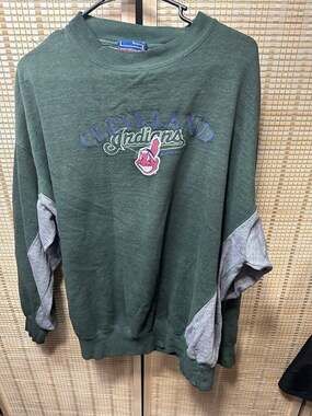 Vintage Cleveland Indians Crable Sportswear Sweatshirt Crewneck Large